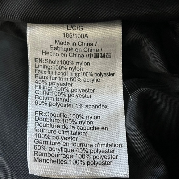 Alpha Industries N-2B Short Waist Black Bomber-Style Parka Size Large - Picture 14 of 14